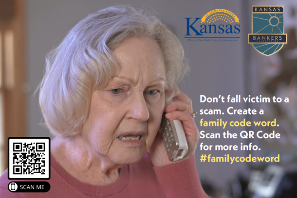 Older woman on a phone call